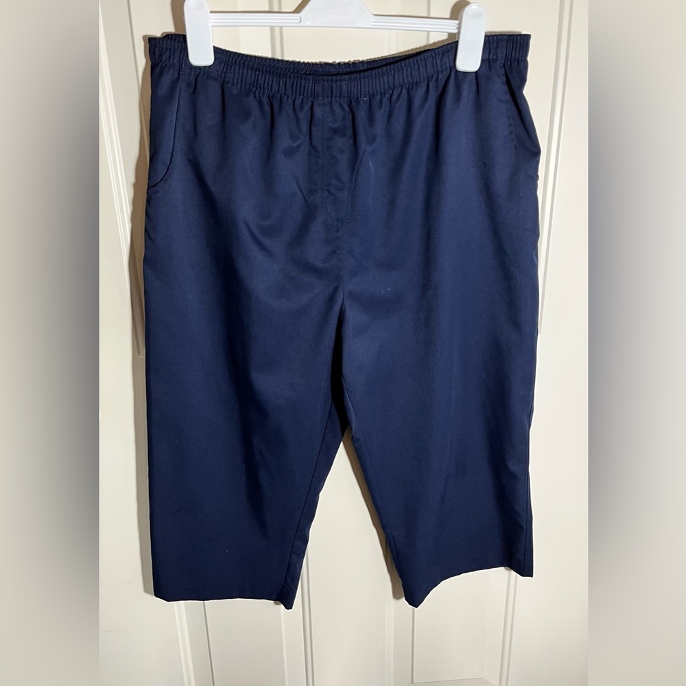 Kim Rogers size 18 Navy Capri Pants